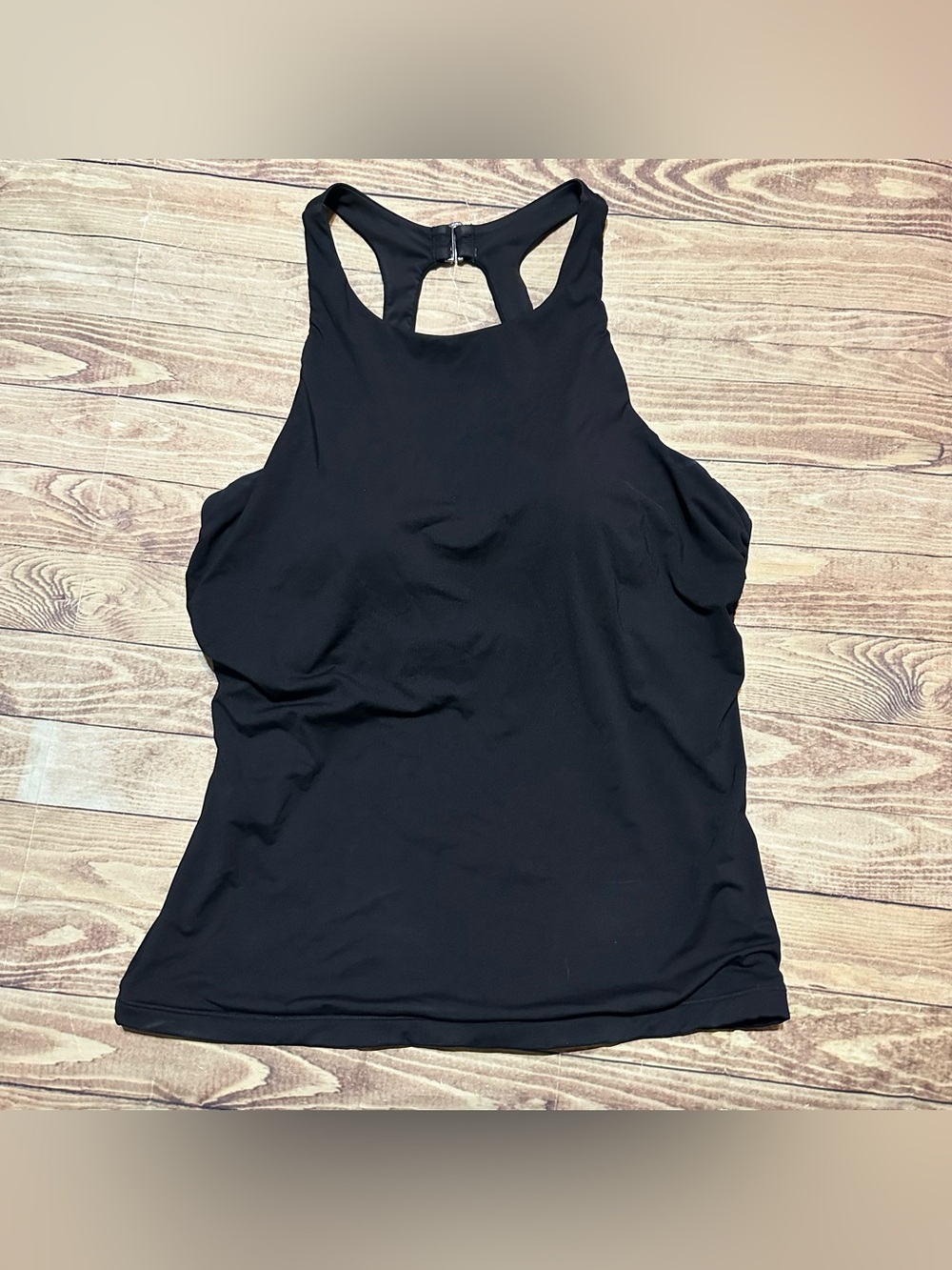 Athleta Maldives High Neck Tankini Black 40D/DD